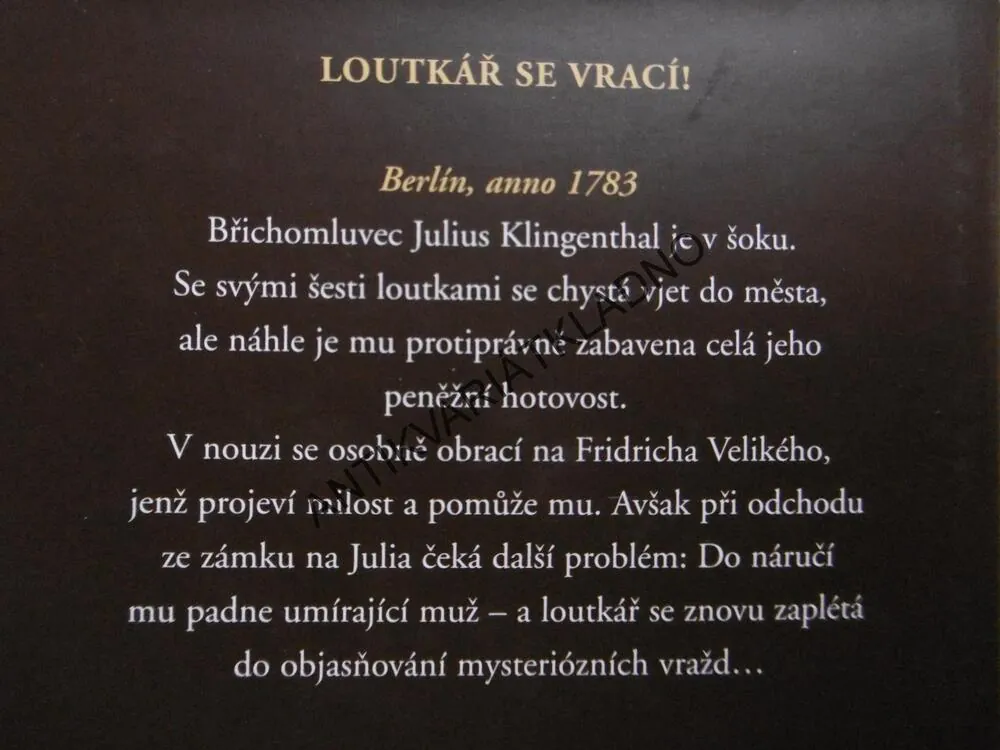 LOUTKAŘOVA HRA, WOLF SERNO, **an