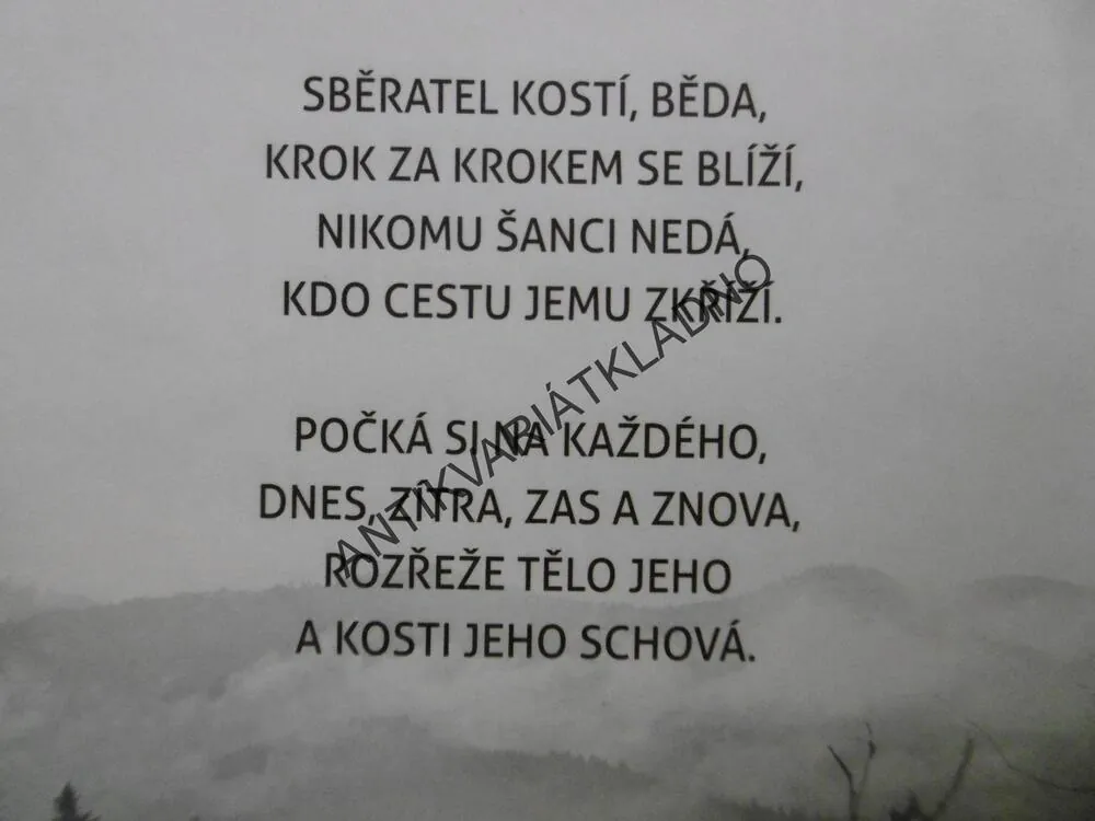SBĚRATEL KOSTÍ, LUCA VESTE,  **an