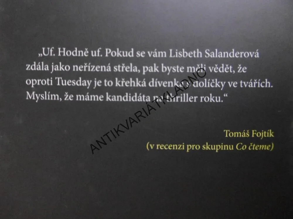 DÍVKA, KTERÁ SI ŘÍKALA TUESDAY, STEPHEN WILLIAMS, **an