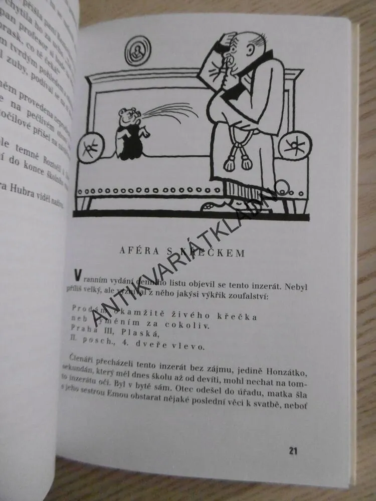 ÚTRAPY VYCHOVATELE, JAROSLAV HAŠEK, **an