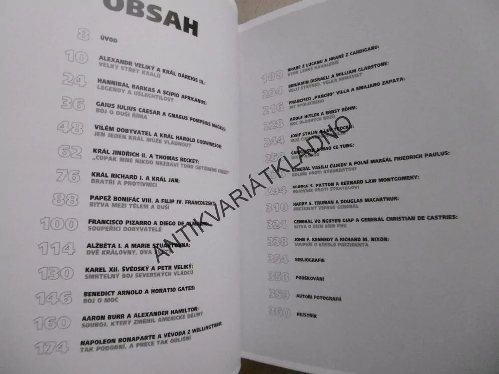 VELCÍ PROTIVNÍCI V DĚJINÁCH, KDYŽ SE POLITIKA BERE OSOBNĚ, JOSEPH CUMMINS, **an