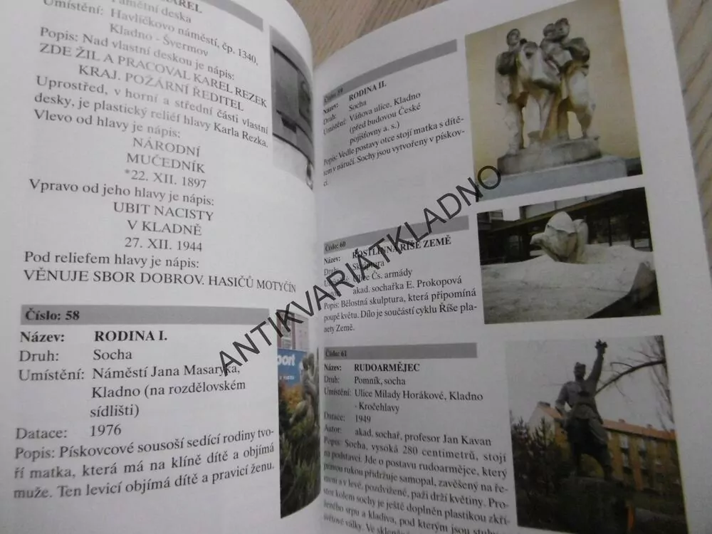 SKULPTURY V KLADNĚ, JAROSLAV VYKOUK, **an