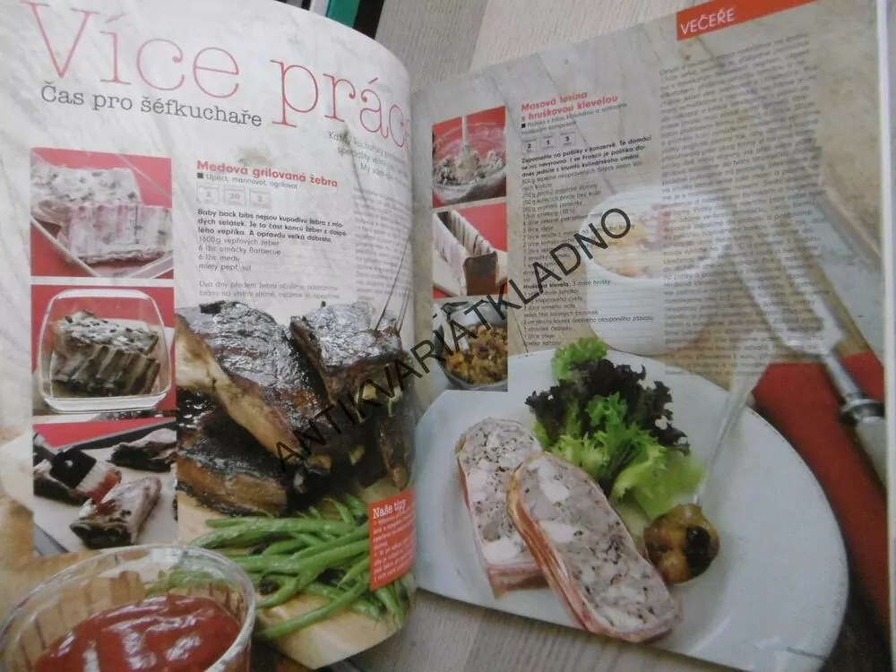 KNIHA DELIKATESY, PRVNÍ MENU KUCHAŘKA, **an