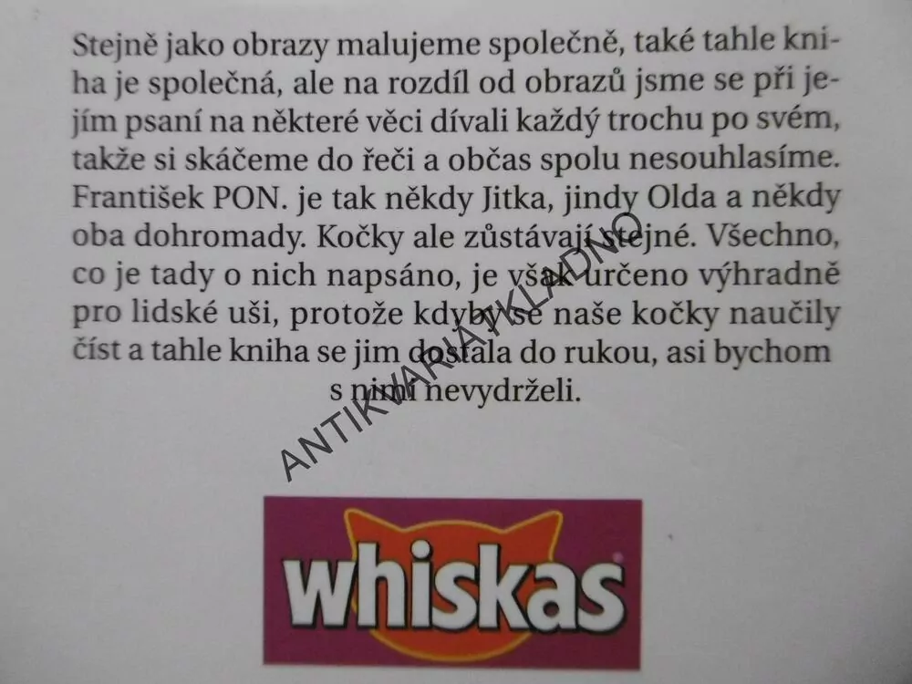 KOČKY TO VĚDÍ LÍP, FRANTIŠEK PON, **an
