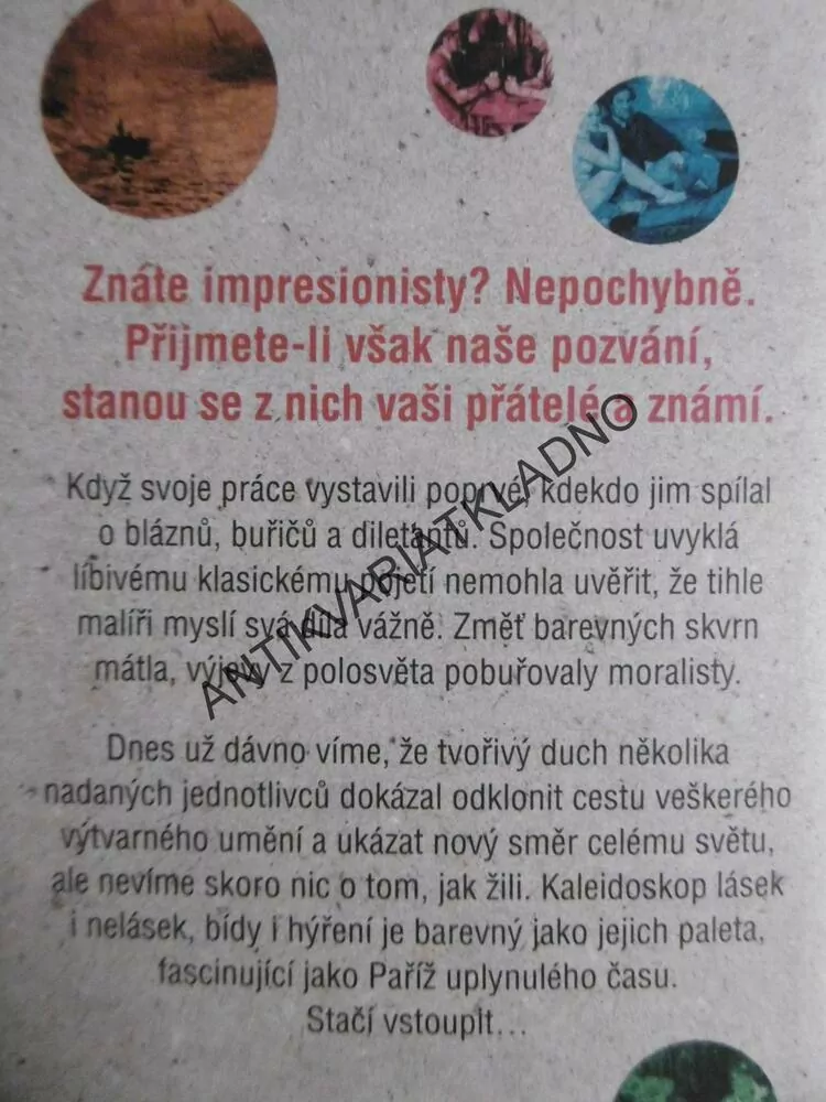 IMPRESIONISTÉ, JEJICH ŽIVOTNÍ PŘÍBĚHY, SUE ROEOVÁ, **an