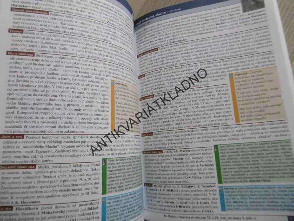 OBSAHY A ROZBORY DĚL K LITERATUŘE