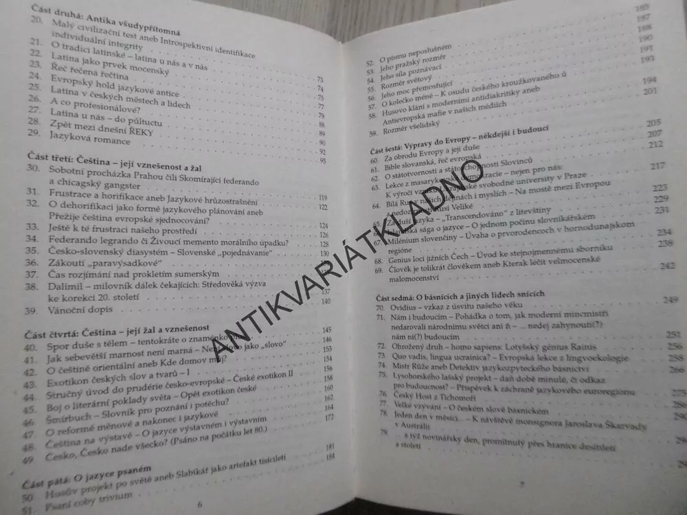 BRÁNA JAZYKEM OTVÍRANÁ ANEB O ČEŠTINĚ SVĚTOVÉ, JIŘÍ MARVAN, **an
