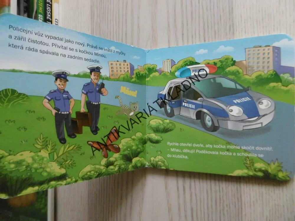 POLICEJNÍ VŮZ, KNÍŽKA MALÉHO CHLAPCE, **an