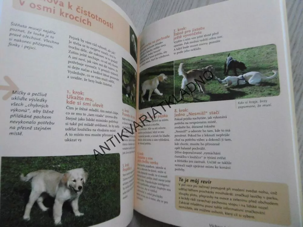 ŠTĚŇATA, CHOV A PÉČE, POROZUMĚNÍ A ZABAVENÍ, BRIGITTE HARRIESOVÁ, **an