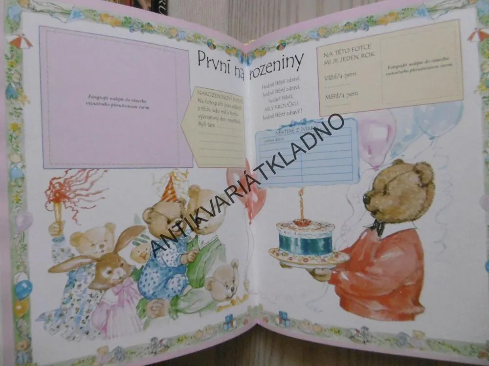 KNÍŽKA MÉHO ŽIVOTA, MÝCH PRVNÍCH PĚT LET, NEVYPLNĚNO, **an
