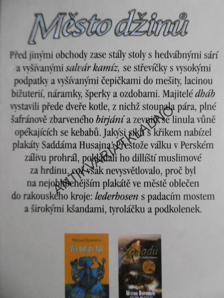 MĚSTO DŽINŮ, WILLIAM DALRYMPLE **an