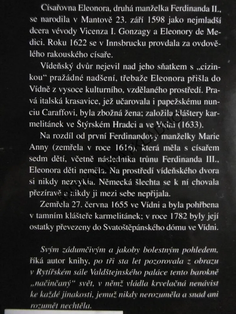 VALDŠTEJN A ELEONORA, VLADIMÍR PŘIBSKÝ, **an