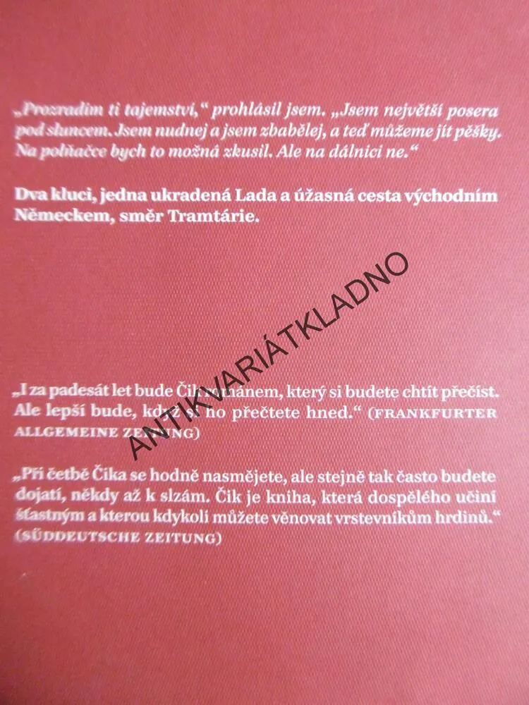 ČIK, WOLFGANG HERRNDORF, **an