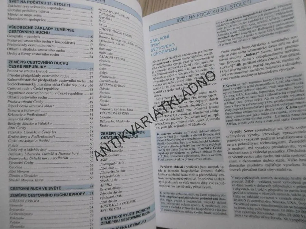 ZEMĚPIS CESTOVNÍHO RUCHU, HOLEČEK, MARIOT, STŘÍDA, **an