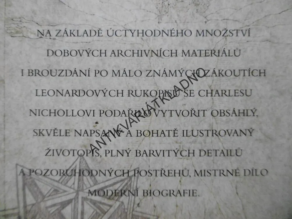 VZLETY MYSLI, LEONARDO DA VINCI, CHARLES NICHOLL