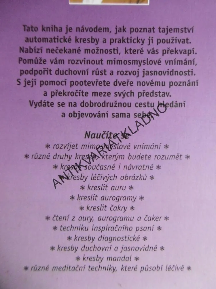 PSYCHOGRAFIE, AUTOMATICKÁ KRESBA, POZNATKY A VÝUKA, MARIE MACHKOVÁ