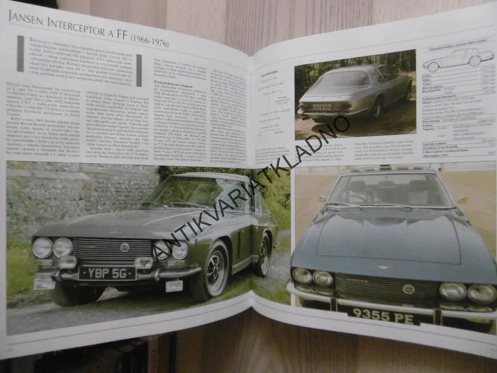 VELKÁ KNIHA AUTOMOBILŮ ZA POSLEDNÍCH 50 LET, JONATHAN WOOD, **an