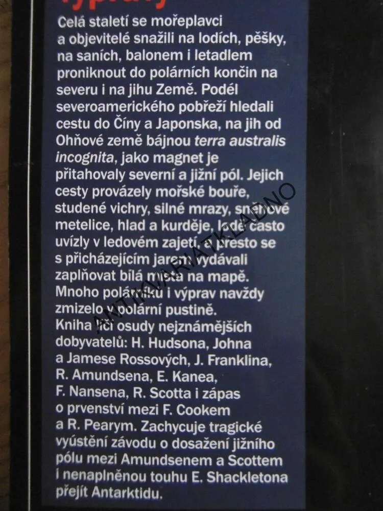 VELKÉ POLÁRNÍ VÝPRAVY, MILOSLAV MARTÍNEK, **an