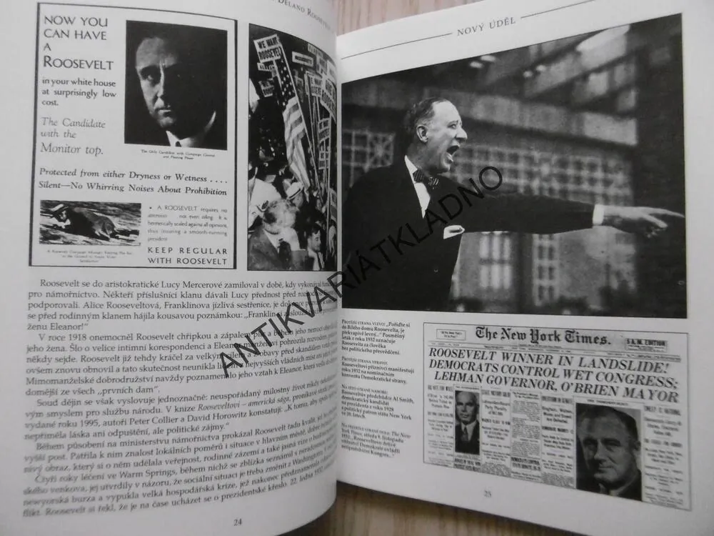 ILUSTROVANÝ ŽIVOTOPIS FRANKLIN DELANO ROOSEVELT, NIGEL BLUNDELL, **an