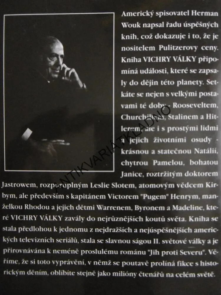 VICHRY VÁLKY, HERMAN WOUK, 2 KNIHY, 1. - 3. DÍL, **an