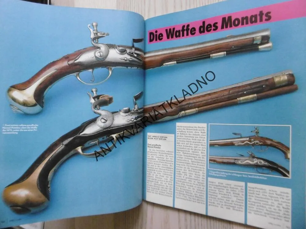 DWJ -DEUTSCHES WAFFEN-JOURNAL, 5/91, NĚMECKY, ČASOPIS ,ZBRANĚ, 