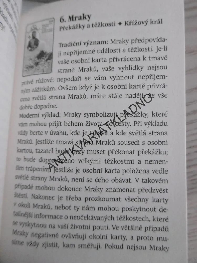 VYKLÁDACÍ KARTY LENORMAND, + KNIHA, **an