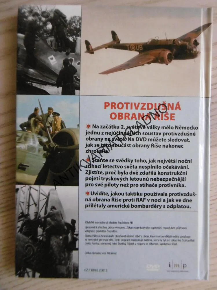 PROTIVZDUŠNÁ OBRANA ŘÍŠE, DOKUMENT DVD FILM,