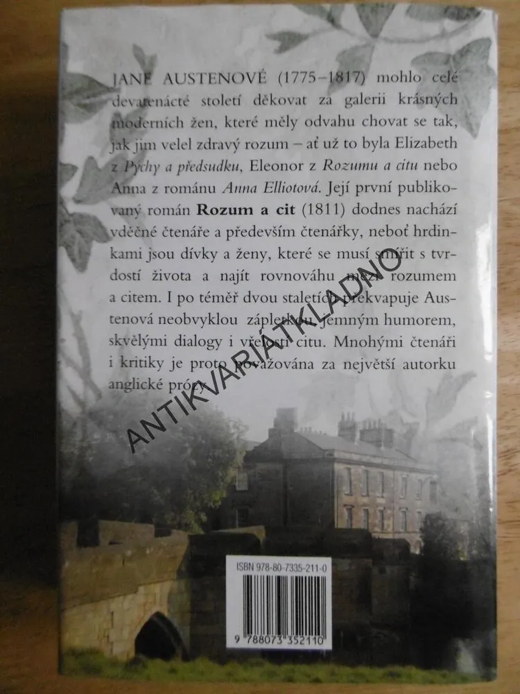 ROZUM A CIT, JANE AUSTENOVÁ, **an