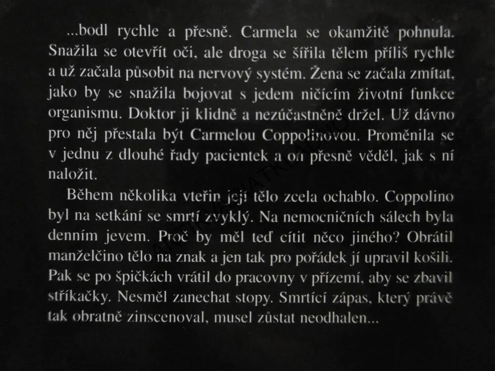 SMRT Z RUKOU LÉKAŘE, WENSLEY CLARKSON, **an