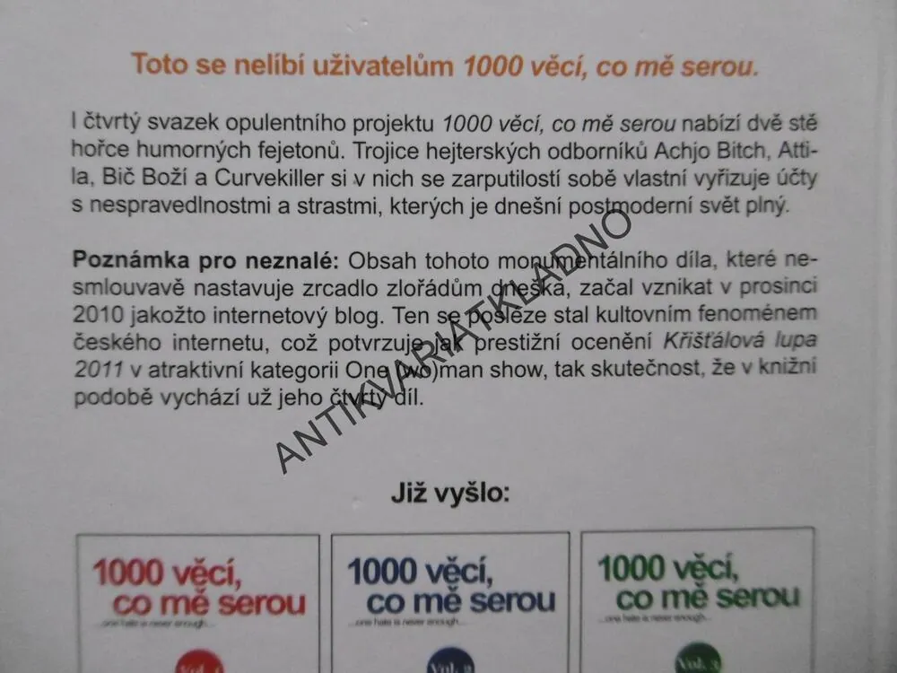 1000 VĚCÍ, CO MĚ SEROU, VOL. 4, **an