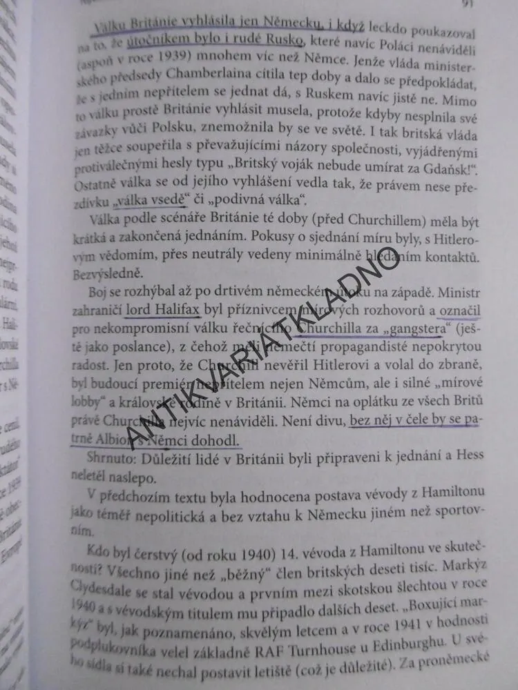 ZÁKULISÍ TŘETÍ ŘÍŠE, ZBYNĚK VÁLKA, **an