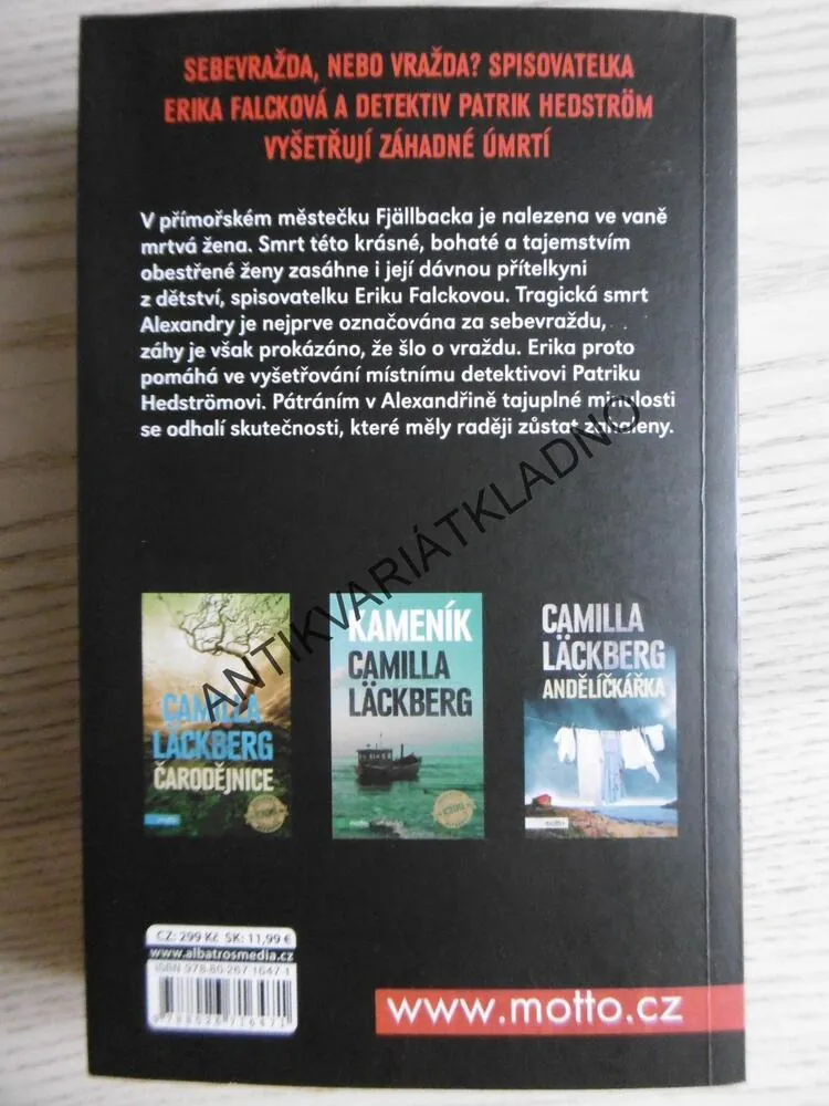 LEDOVÁ PRINCEZNA, CAMILLA LÄCKBERG, **an