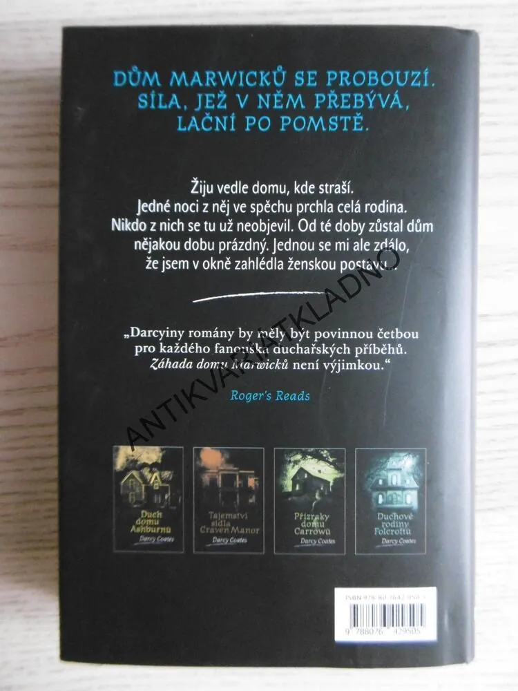 ZÁHADA DOMU MARWICKŮ, DARCY COATES, **an
