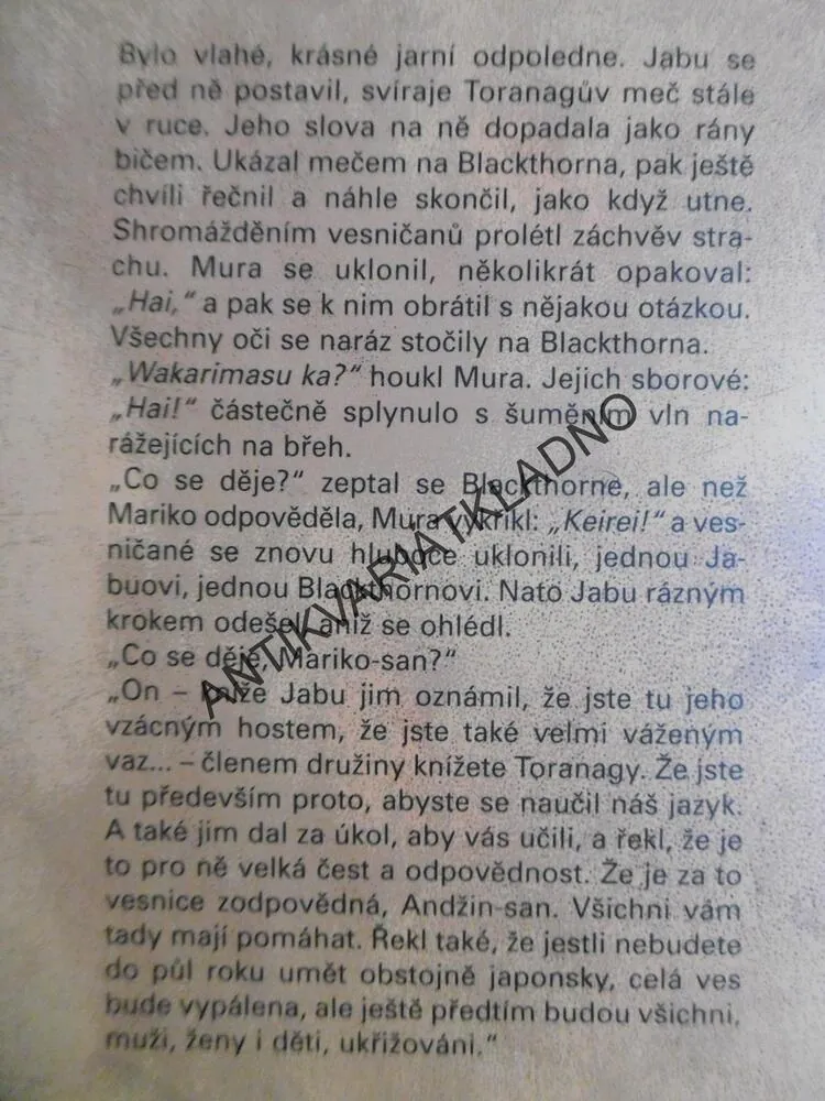 ŠÓGUN, JAMES CLAVELL, JAPONSKO, HISTORIE,