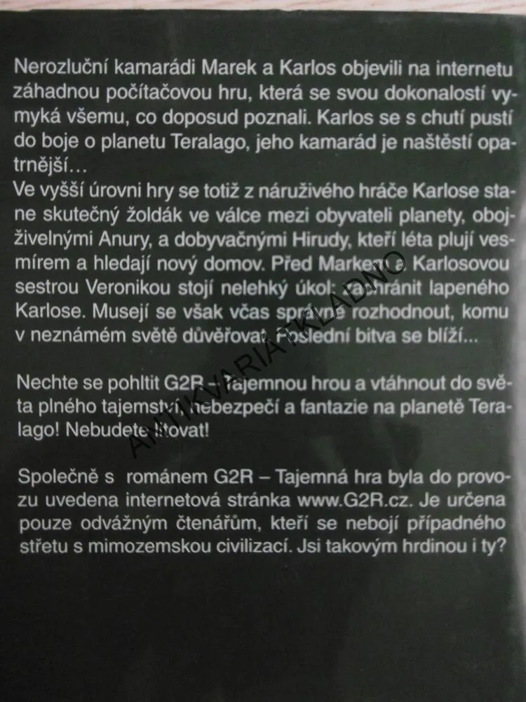 G2R: TAJEMNÁ HRA, ZDENĚK LEŽÁK, **an