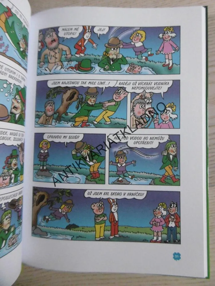 ČTYŘLÍSTEK A KOUZELNÝ KLOBOUK, NĚMEČEK, **an