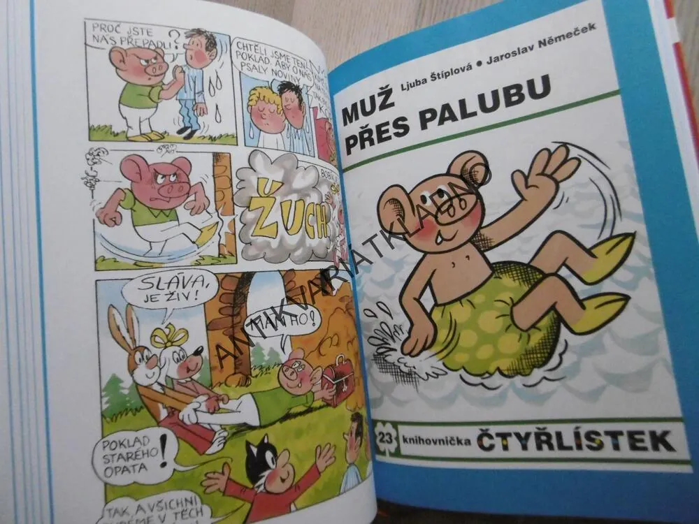 SLAVNÉ PŘÍBĚHY ČTYŘLÍSTKU, 2., ČTYŘLÍSTEK, NĚMEČEK, **an