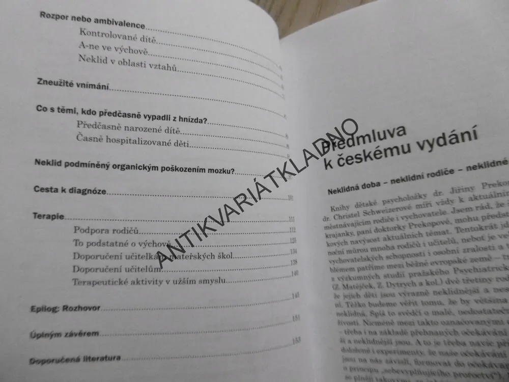NEKLIDNÉ DÍTĚ, JIŘINA PREKOPOVÁ, CHRISTEL SCHWEIZEROVÁ, **an