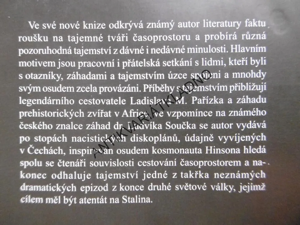 SETKÁNÍ S TAJEMSTVÍM, PAVEL TOUFAR, **an