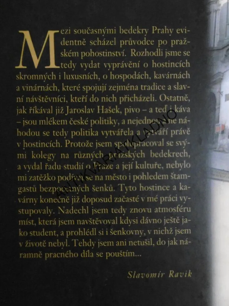 PRAŽSKÉ HOSPODY, SLAVOMÍR RAVIK, **an
