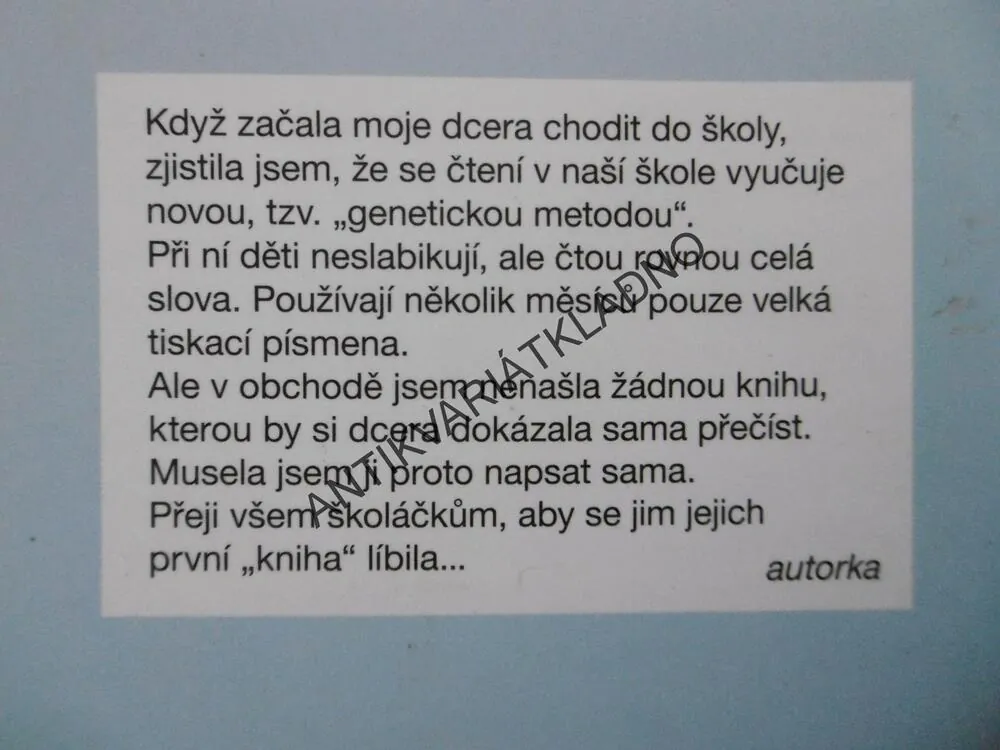 MOJE PRVNÍ ČTENÍ, MAGDA HAVLÍKOVÁ, **an