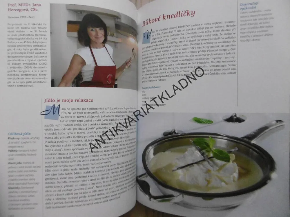KUCHAŘKA LÉKAŘŮ ČESKÝCH, SVAČINA, ŠIROKÝ, RECEPTY, **an