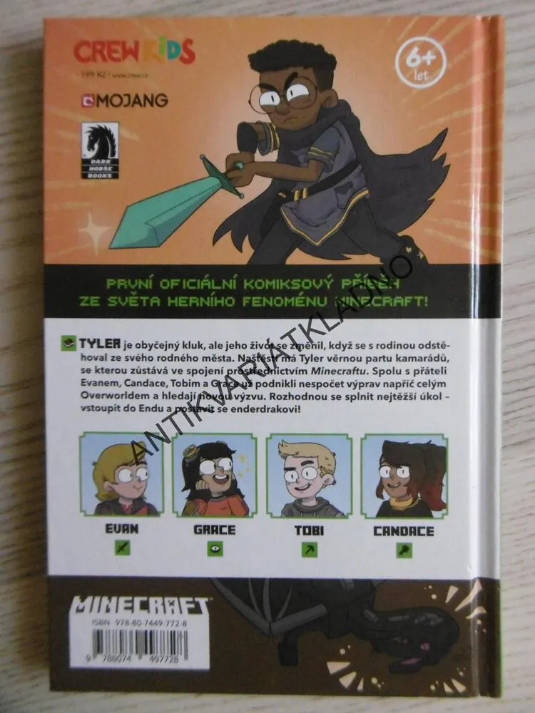 MINECRAFT: PRVNÍ KNIHA PŘÍBĚHŮ, KOMIKS, SFÉ R. MONSTER, **an