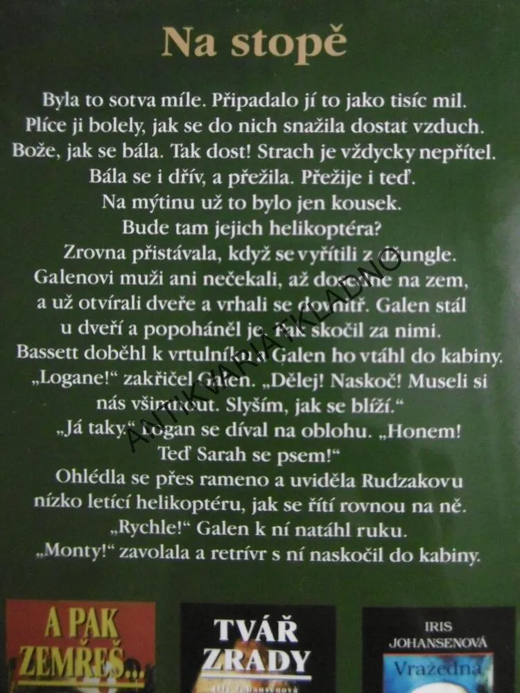NA STOPĚ, IRIS JOHANSEN, **an
