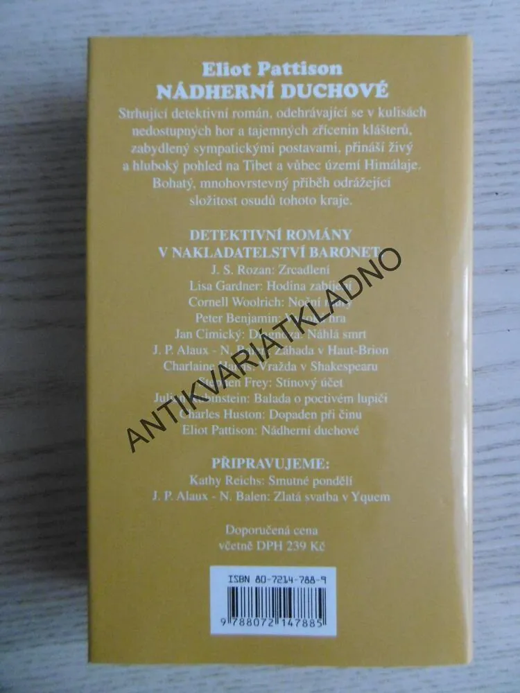 NÁDHERNÉ DUCHOVÉ, ELIOT PATTISON, **an