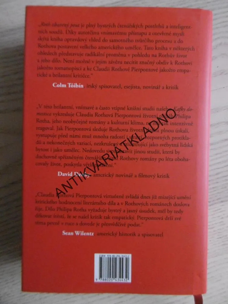ROTH ZBAVENÝ POUT, AUTOR A JEHO DÍLO, CLAUDIA ROTHOVÁ PIERPONTOVÁ, **an