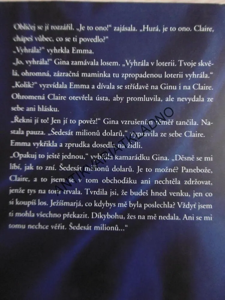 VELKÁ VÝHRA, JUDITH MICHAEL, **an