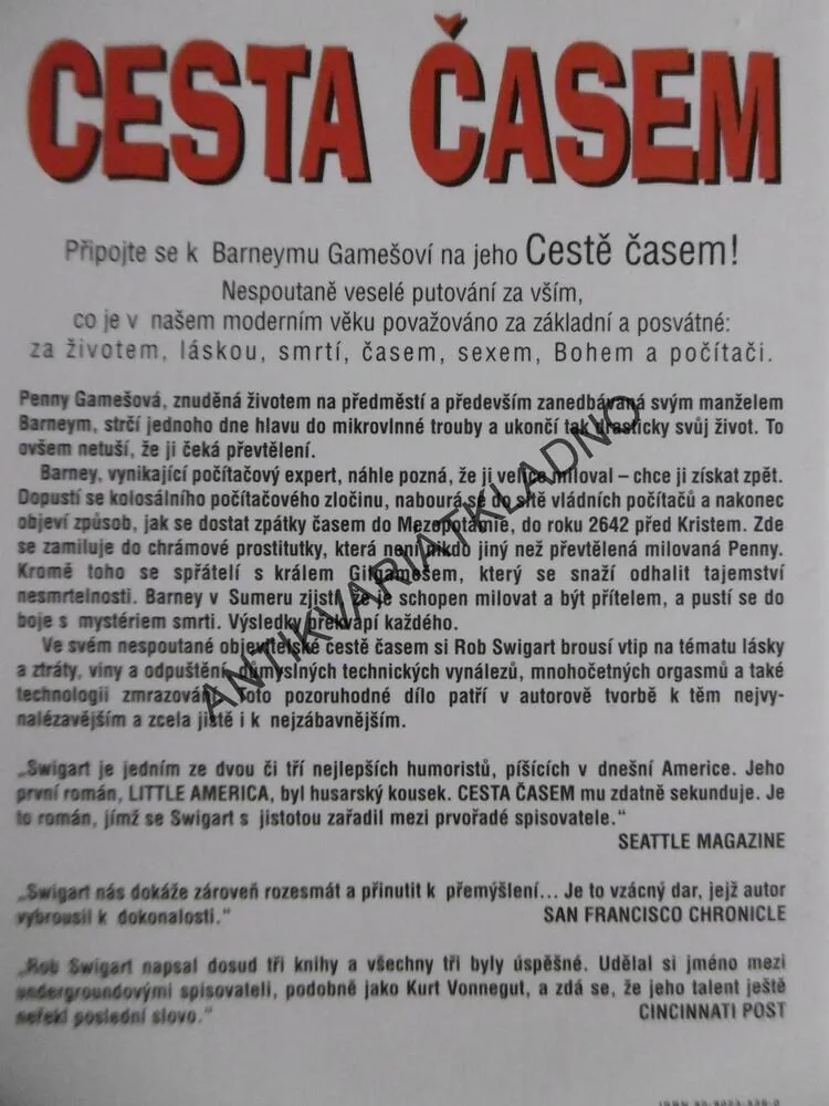 CESTA ČASEM, ROB SWIGART, **an
