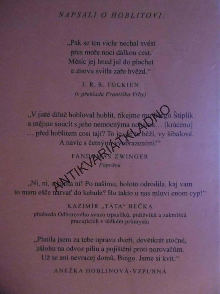 HOBLIT ANEB CESTA TAM A SAMÉ ZMATKY, A. R. R. R. ROBERTS, **an