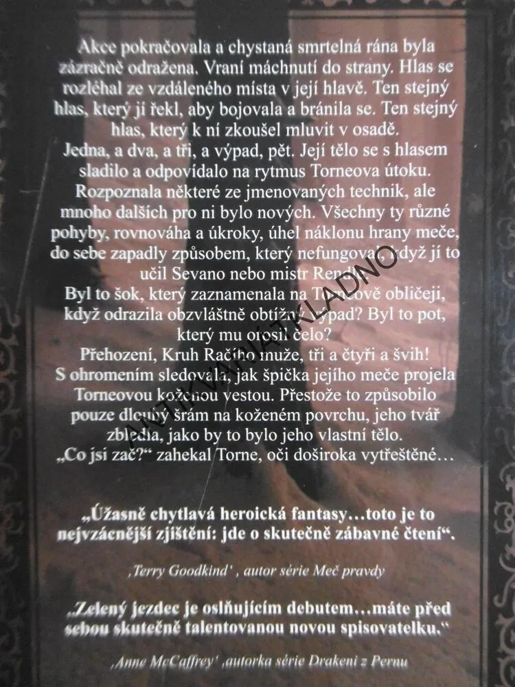 ZELENÝ JEZDEC, KRISTEN BRITAIN, **an
